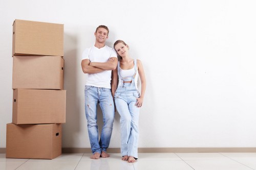 Professional local removals team planning a move in Hamptonhill