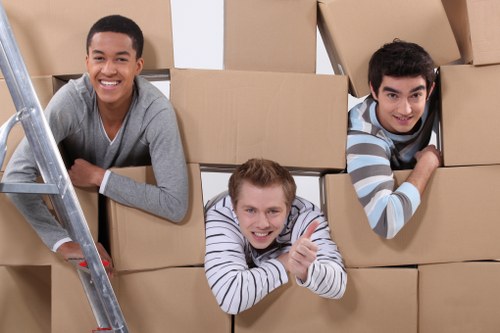 Organised moving checklist and boxes for Hamptonhill removals