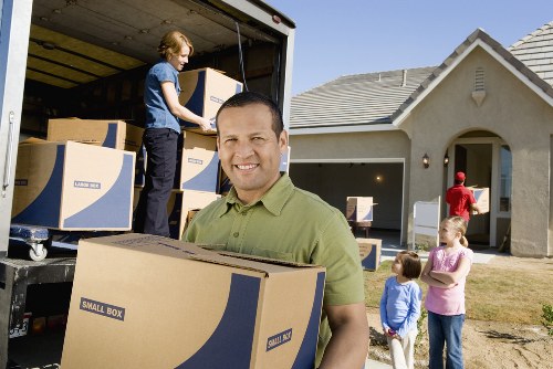 Business relocation scene for removals in Hamptonhill